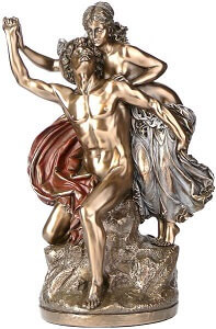 bronzefigur af Merkur og Psyche